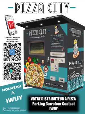 distributeur pizza city Iwuy internet