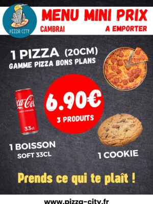 AFFICHE Menu à 6.90€ Cambrai (59.4 x 84.1 cm)