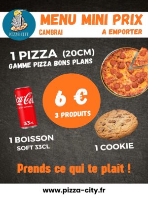 AFFICHE Menu à 6.90€ Cambrai (59.4 x 84.1 cm) - 1
